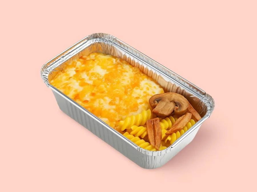 Паста цыпленок грибы