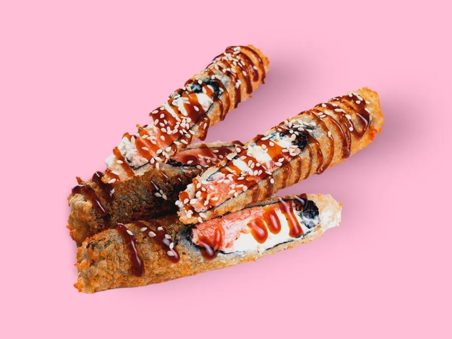 Стрипсы с лососем