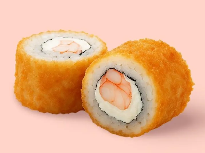 Жареный с креветкой