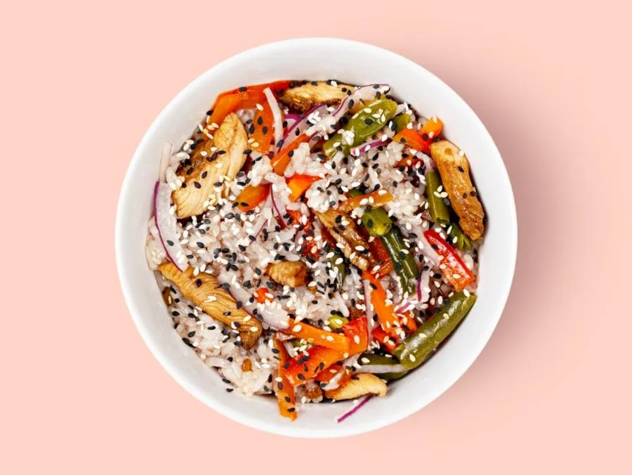 WOK терияки рис с курицей