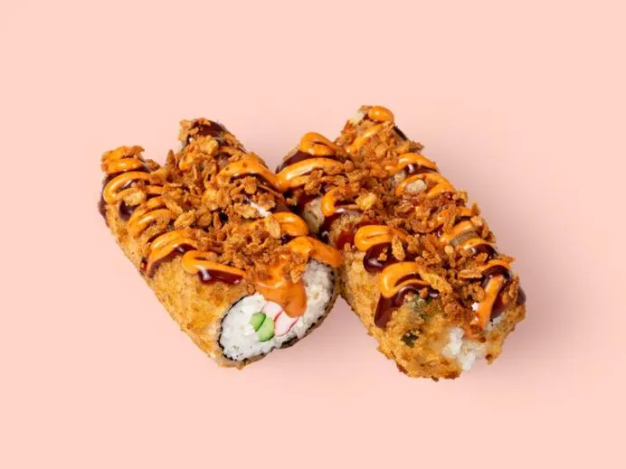 Ролл дог с крабом